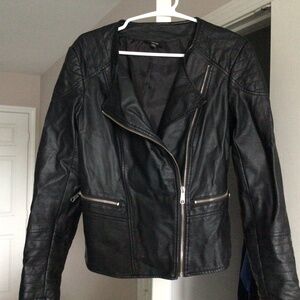 Faux leather jacket